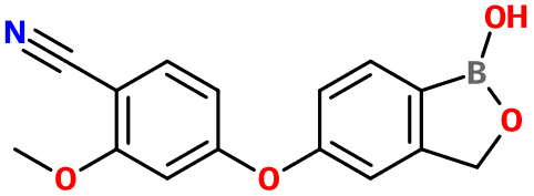 (图片) MC080028 4-[(1,3-Dihydro-1-OH-2,1-benzoxaborolyl)oxy]-2-MeO-PhCN